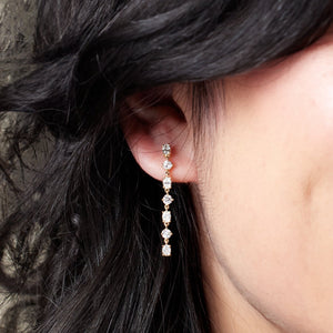 Lab-Grown Diamond Earrings · 1.2 ct — 14K Yellow Gold view 3