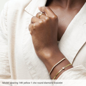 Bolo Bracelet · 1–1.63 ct — 14K Yellow Gold view 2