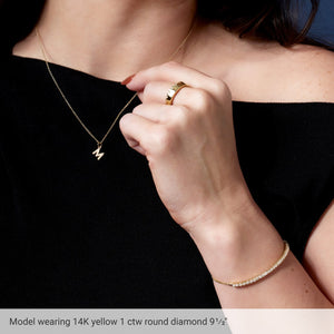 Bolo Bracelet · 1–1.63 ct — 14K Yellow Gold view 3