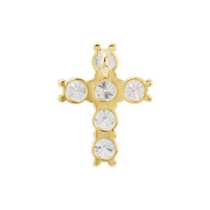 Cross Necklace · 2.45–4.3 ct — 14K Yellow Gold view 3