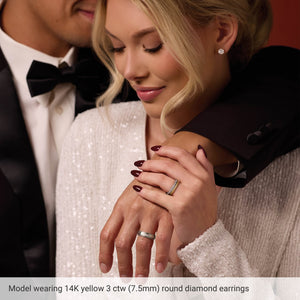 Round 3-Prong Cocktail-Style Stud Earrings · 0.13–4 ct — 14K Yellow Gold view 5