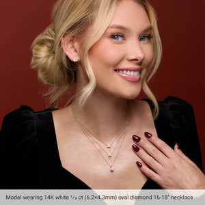 Solitaire Necklace · 8.75–11 ct — 14K Yellow Gold view 3