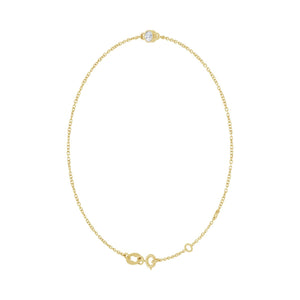 Bezel-Set Link Bracelet · 0.25–1.38 ct — 14K Yellow Gold view 2