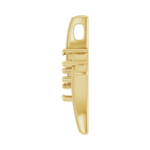 Two-Stone Freeform Pendant · 0.06–1 ct — 14K Yellow Gold view 3