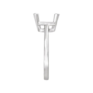 Solitaire Ring · 0.5–3 ct — 18K White Gold, detail