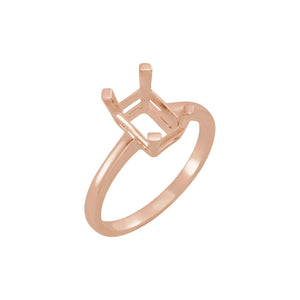Solitaire Ring · 0.5–3 ct — 18K Rose Gold