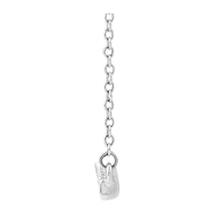 Accented Bar Necklace · 1.27–2.3 ct — 14K White Gold view 2