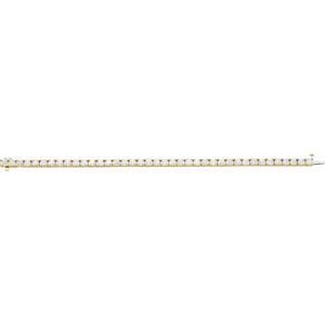 Line Bracelet · 9 ct — 14K Yellow Gold view 2