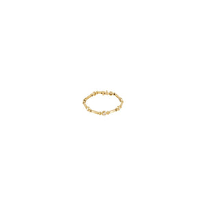 Bezel-Set Line Bracelet · 1 ct — 14K Yellow Gold