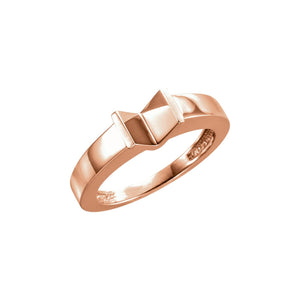 Channel-Set Solitaire Engagement Ring · 0.5–1 ct — 14K Rose Gold