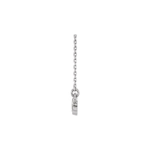 Five-Stone Bezel-Set Necklace · 1.57–4.25 ct — 14K White Gold view 2