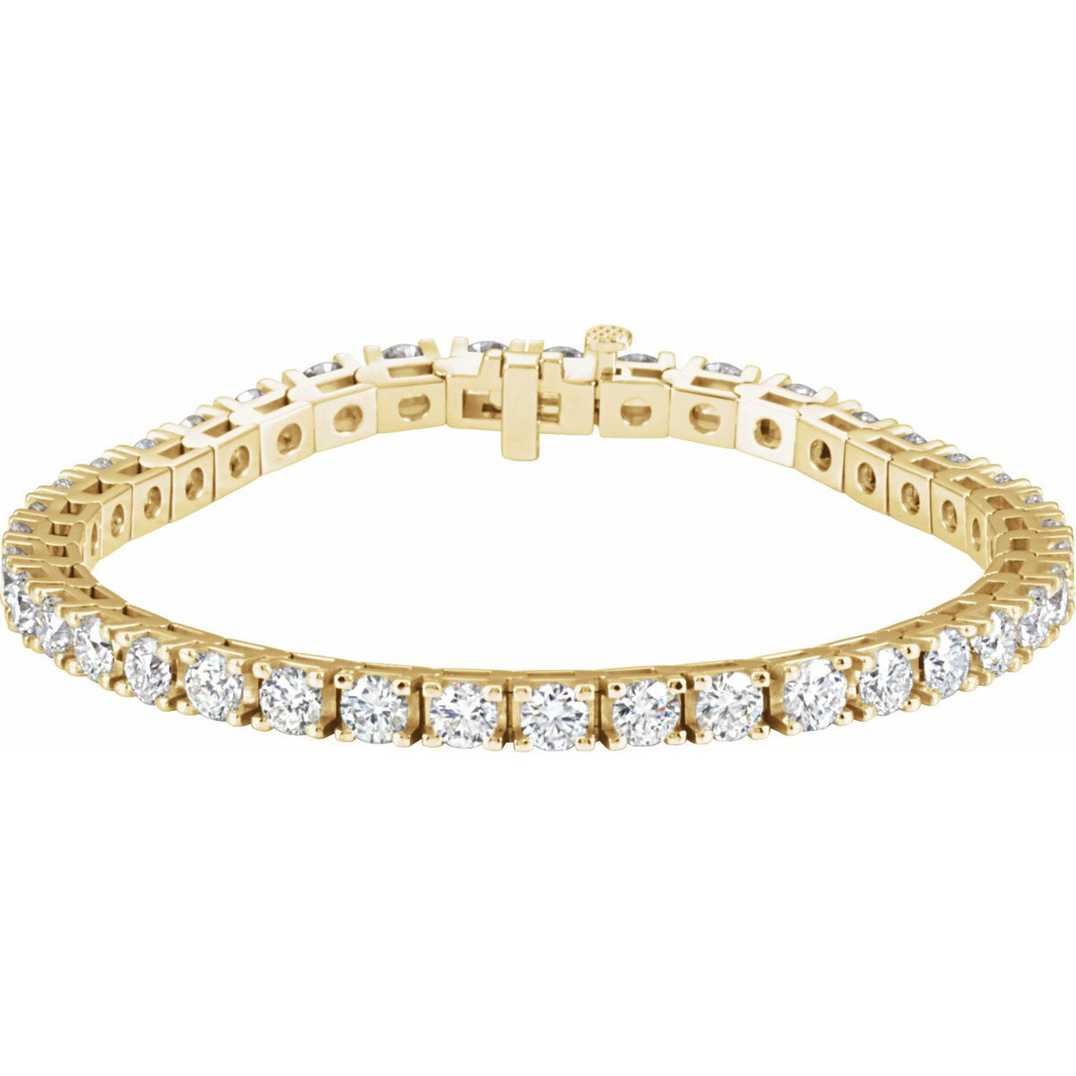 Line Bracelet · 9 ct — 14K Yellow Gold