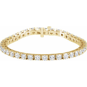 Line Bracelet · 9 ct — 14K Yellow Gold