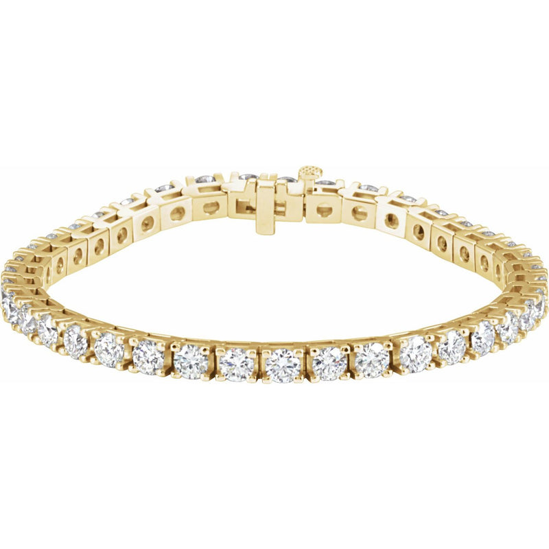 Line Bracelet · 9 ct — 14K Yellow Gold