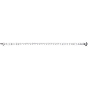 Line Bracelet · 4.75 ct — 14K White Gold