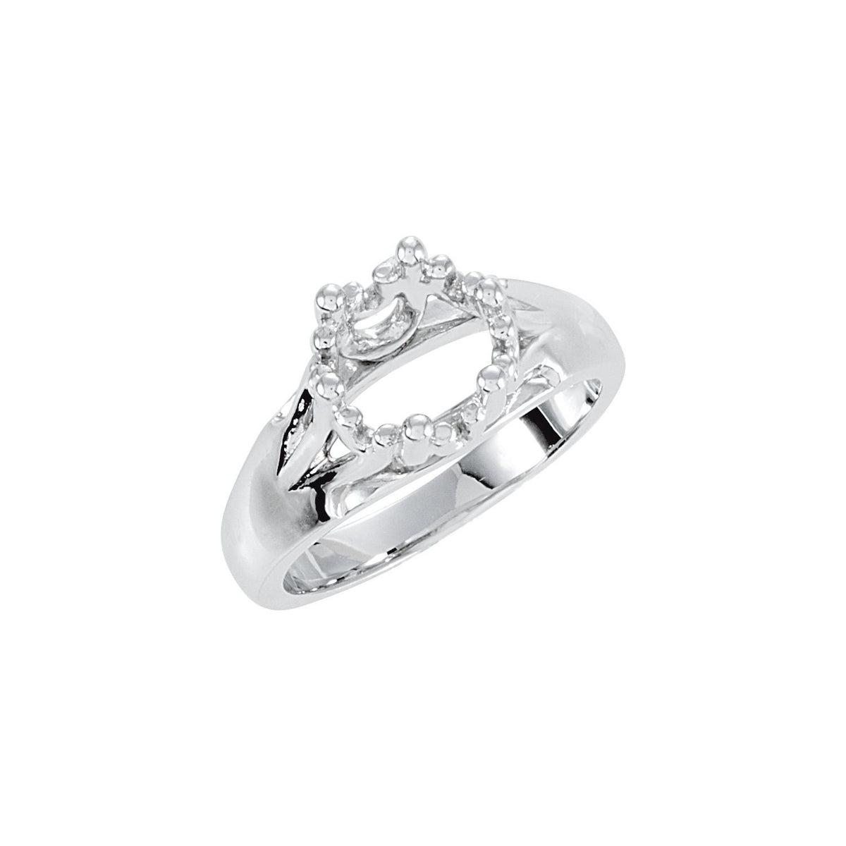 Solitaire Engagement Ring · 0.5–2.5 ct — Sterling Silver