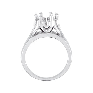 Solitaire Engagement Ring · 0.5–2.5 ct — Sterling Silver, detail