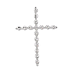 Cross Necklace · 1.7–4.5 ct — 14K White Gold view 3