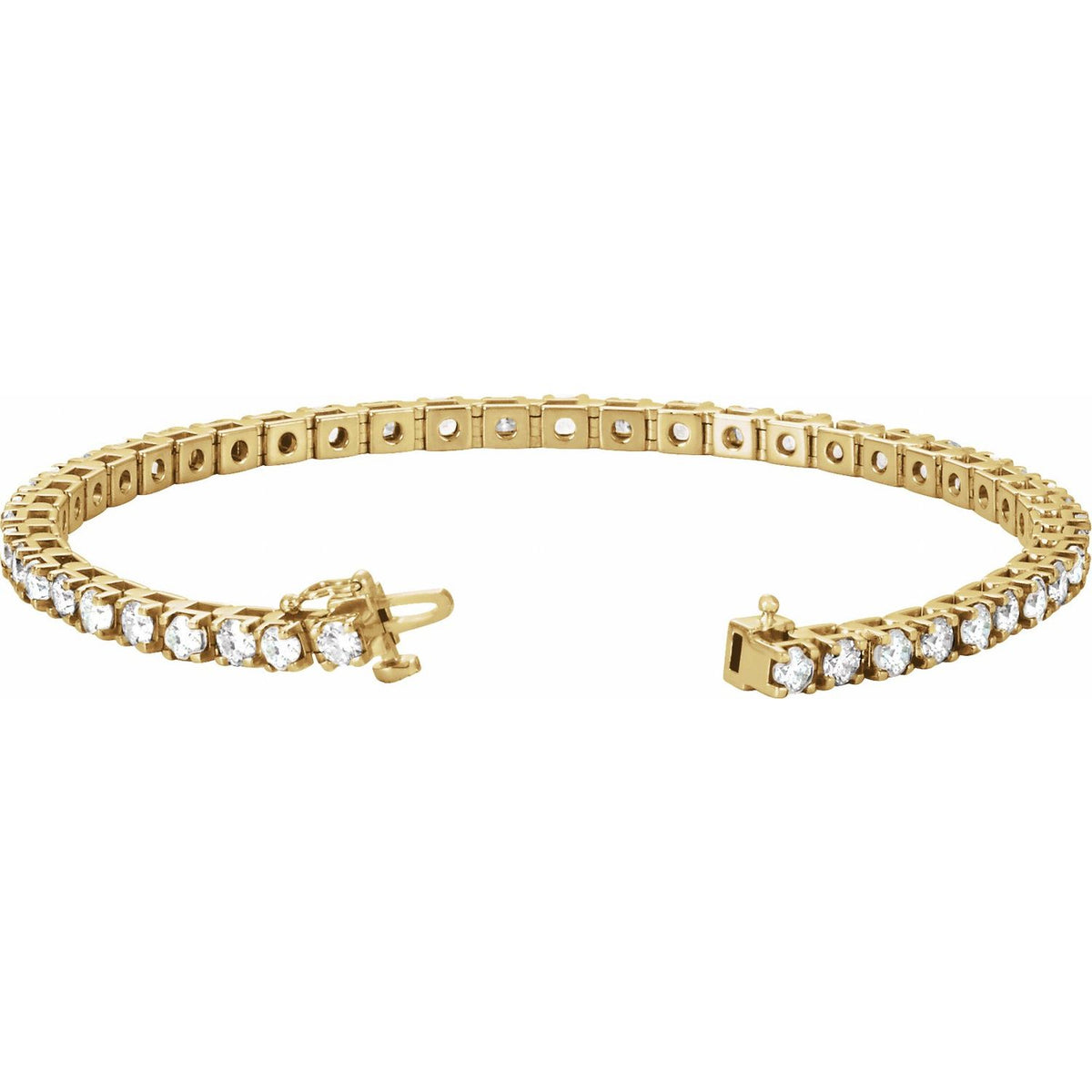 Line Bracelet · 4.75 ct — 14K Yellow Gold view 2