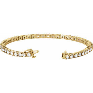 Line Bracelet · 4.75 ct — 14K Yellow Gold view 2