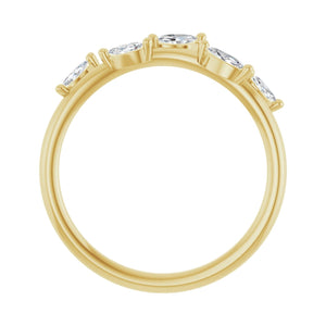 Leaf Ring · 0.25 ct — 14K Yellow Gold view 2