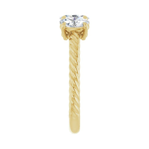 Family Rope Ring · 1.2 ct — 14K Yellow Gold view 4