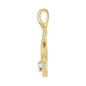 Infinity-Inspired Pendant · 4.47 ct — 14K Yellow Gold view 3