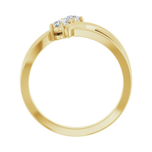 Two-Stone Ring · 0.25–1 ct — 14K Yellow Gold view 2