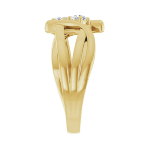Two-Stone Ring · 0.25–1 ct — 14K Yellow Gold view 4