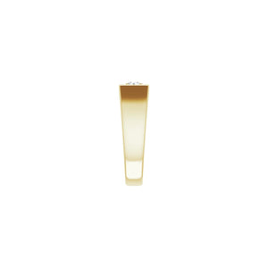 Solitaire Ring · 0.33 ct — 14K Yellow Gold view 4