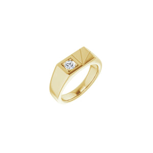 Solitaire Ring · 0.33 ct — 14K Yellow Gold