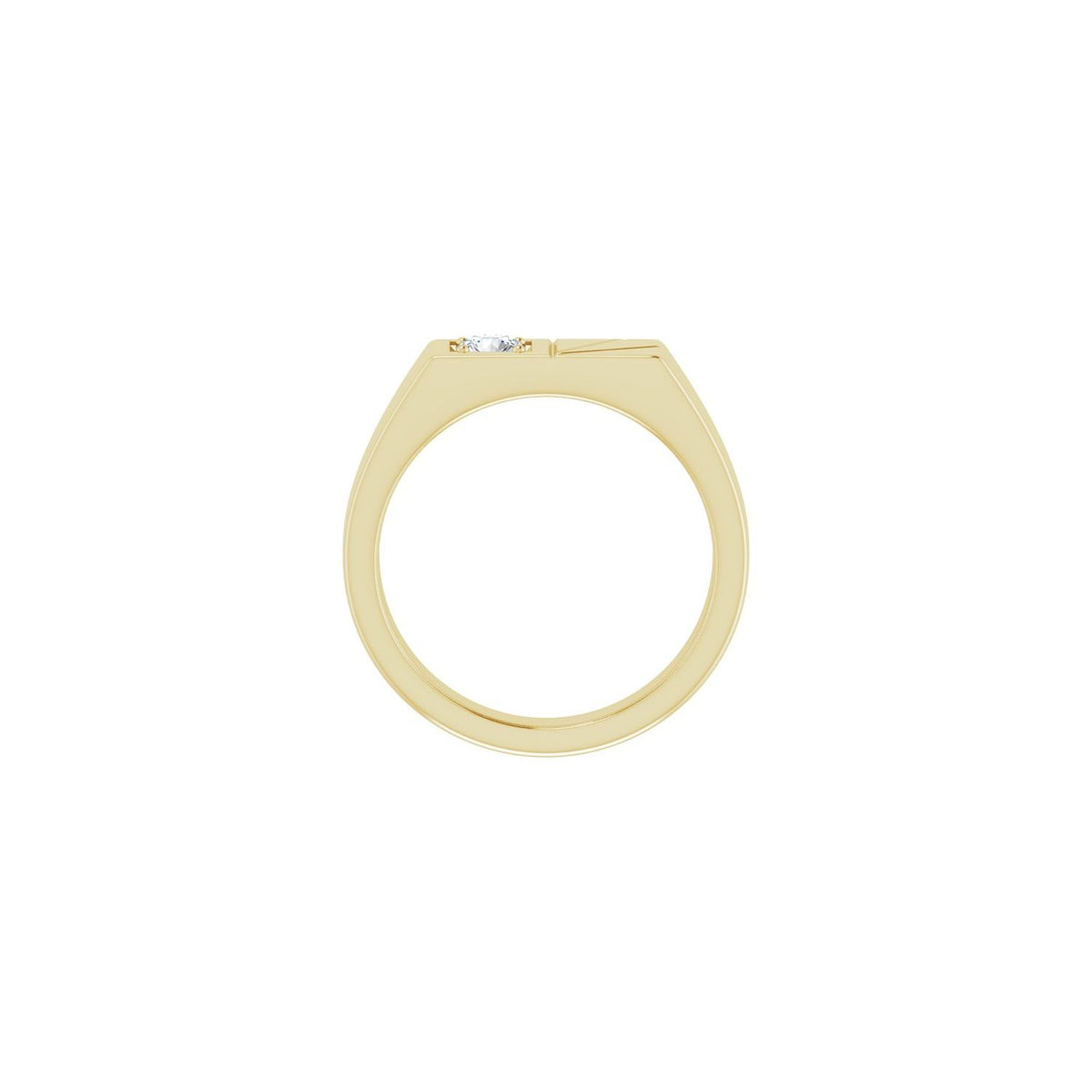 Solitaire Ring · 0.33 ct — 14K Yellow Gold view 2