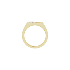 Solitaire Ring · 0.33 ct — 14K Yellow Gold view 2