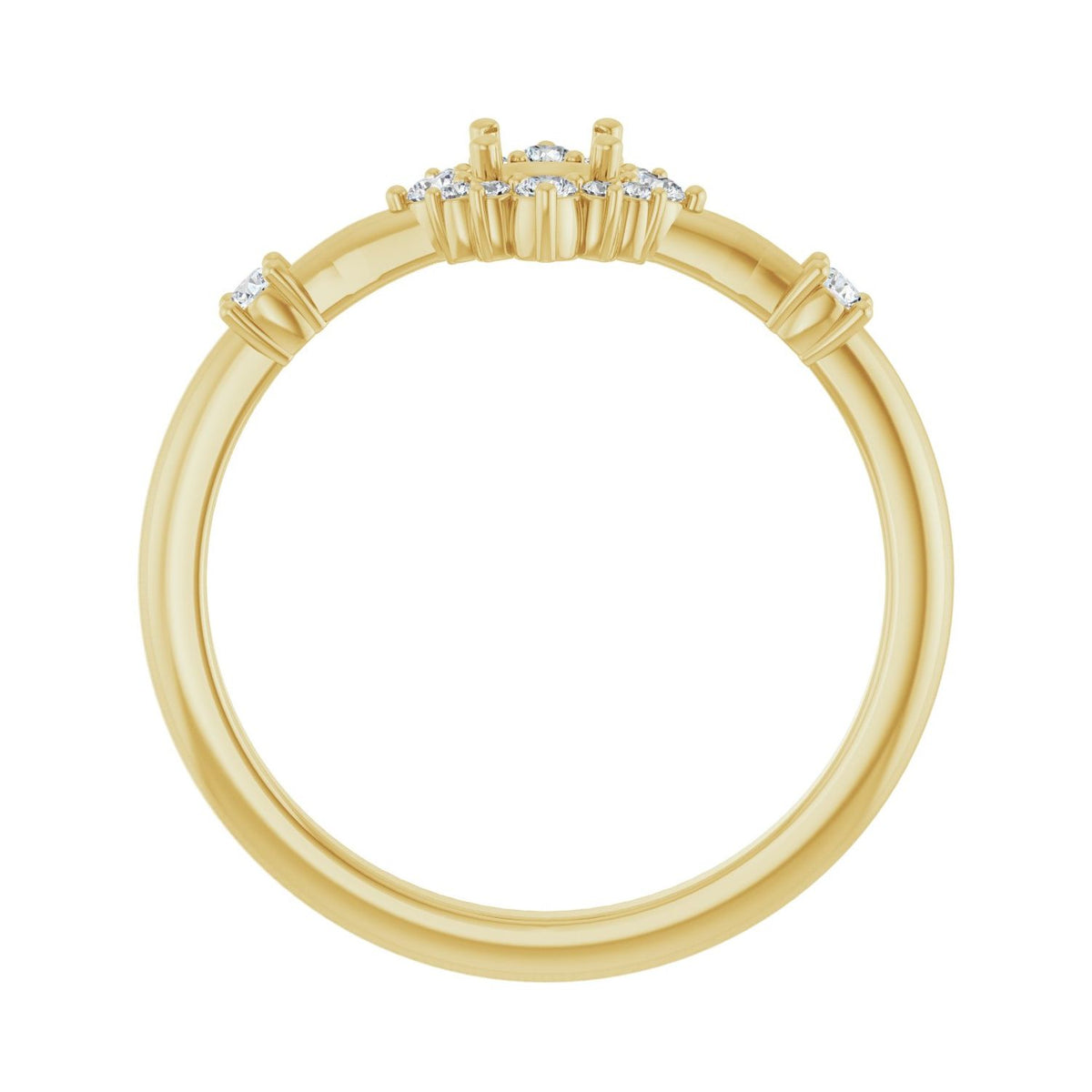 Halo-Style Ring · 0.17–0.38 ct — 14K Yellow Gold view 2
