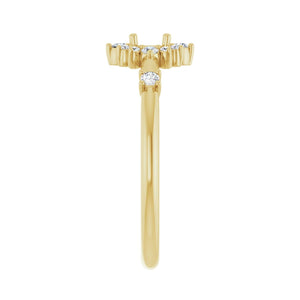 Halo-Style Ring · 0.17–0.38 ct — 14K Yellow Gold view 4