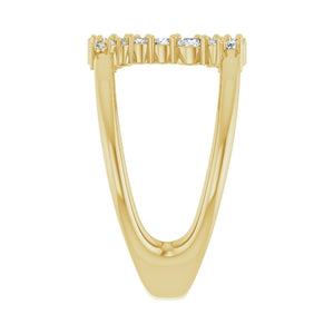 Negative Space Ring · 0.33 ct — 14K Yellow Gold view 4