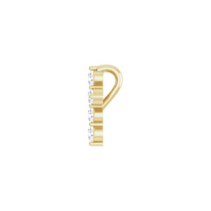 Accented Cross Necklace · 1.97–3.2 ct — 14K Yellow Gold view 3