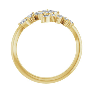 Bypass Ring · 0.5 ct — 14K Yellow Gold view 2