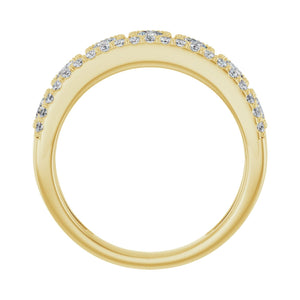 Granulated Ring · 1 ct — 14K Yellow Gold view 2