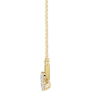 Two-Stone Necklace · 4.53 ct — 14K Yellow Gold view 2