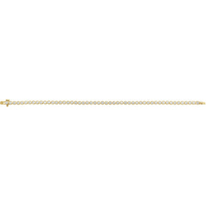 Bezel-Set Bracelet · 3.5 ct — 14K Yellow Gold view 3