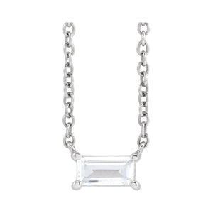 Lab-Grown Diamond Necklace · 8.58 ct — 14K White Gold