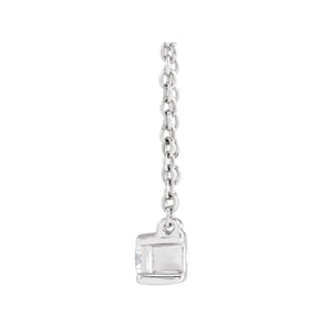 Lab-Grown Diamond Necklace · 8.58 ct — 14K White Gold view 2