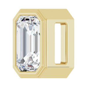Solitaire Slide Pendant · 7.25 ct — 14K Yellow Gold view 2