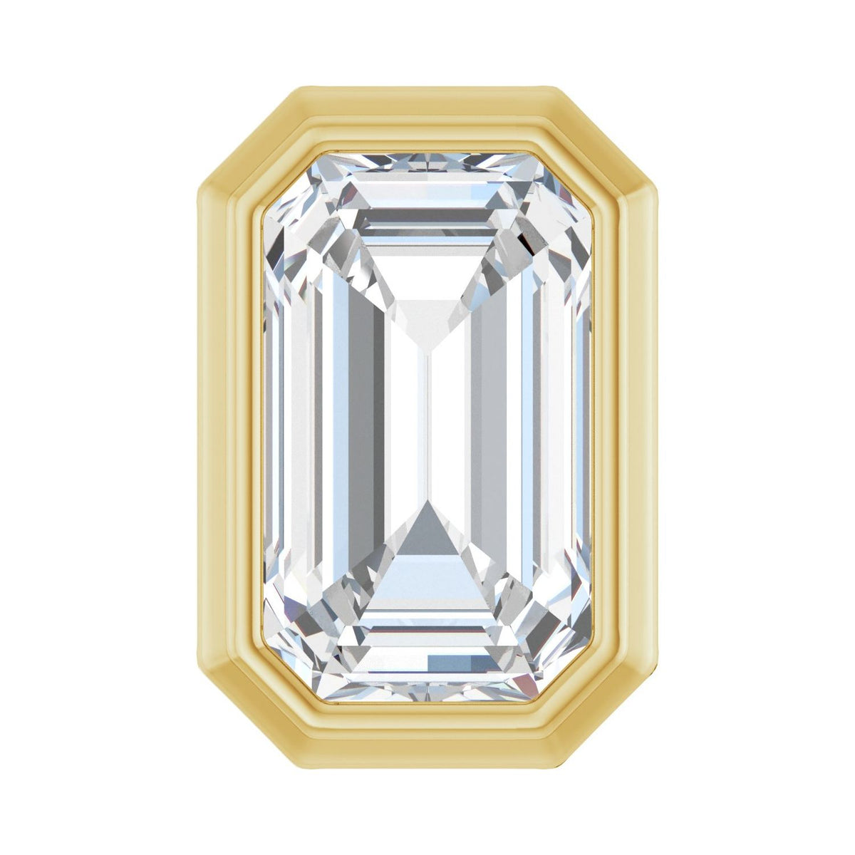 Solitaire Slide Pendant · 7.25 ct — 14K Yellow Gold