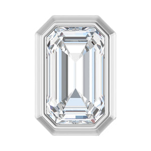 Solitaire Slide Pendant · 7.25 ct — 14K White Gold