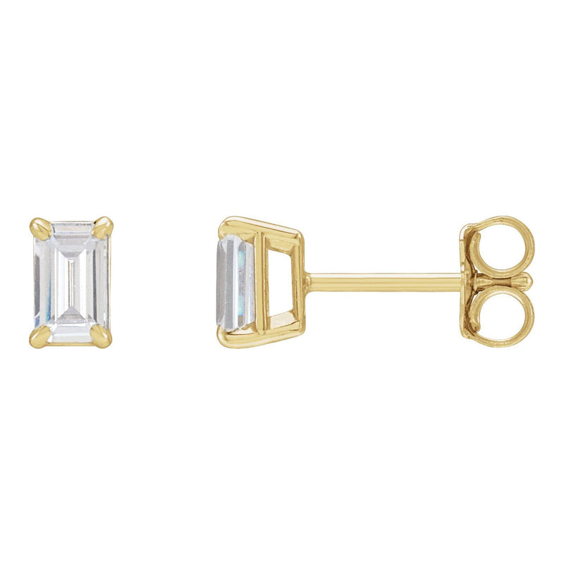 Lab-Grown Diamond Stud Earrings · 0.75–1.5 ct — 14K Yellow Gold