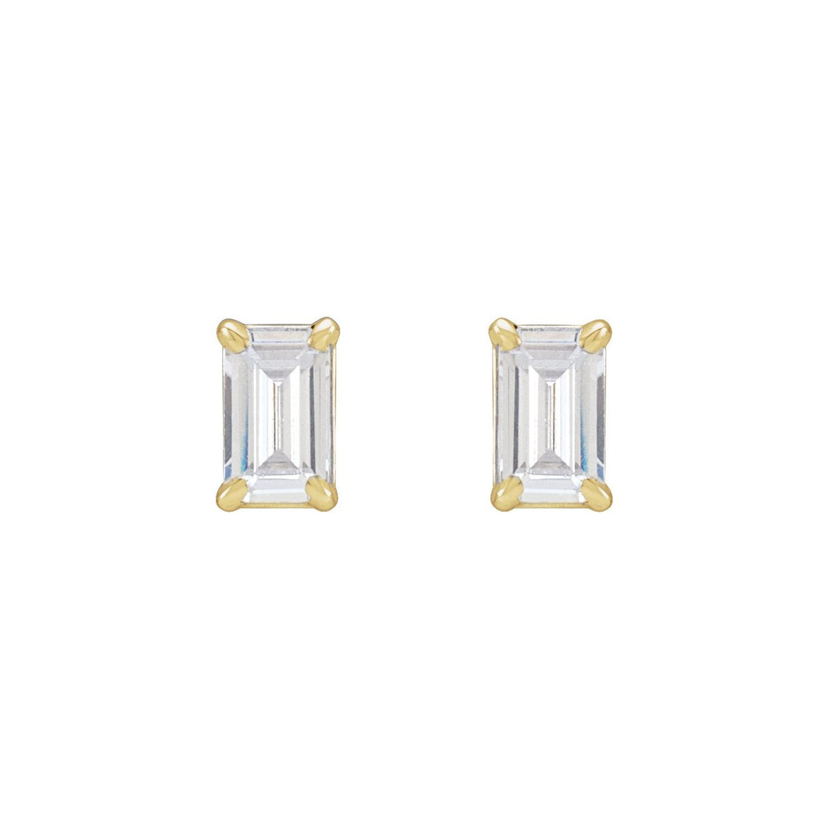 Lab-Grown Diamond Stud Earrings · 0.75–1.5 ct — 14K Yellow Gold view 2