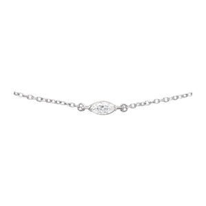 Lab-Grown Diamond Necklace · 9.25 ct — 14K White Gold view 2