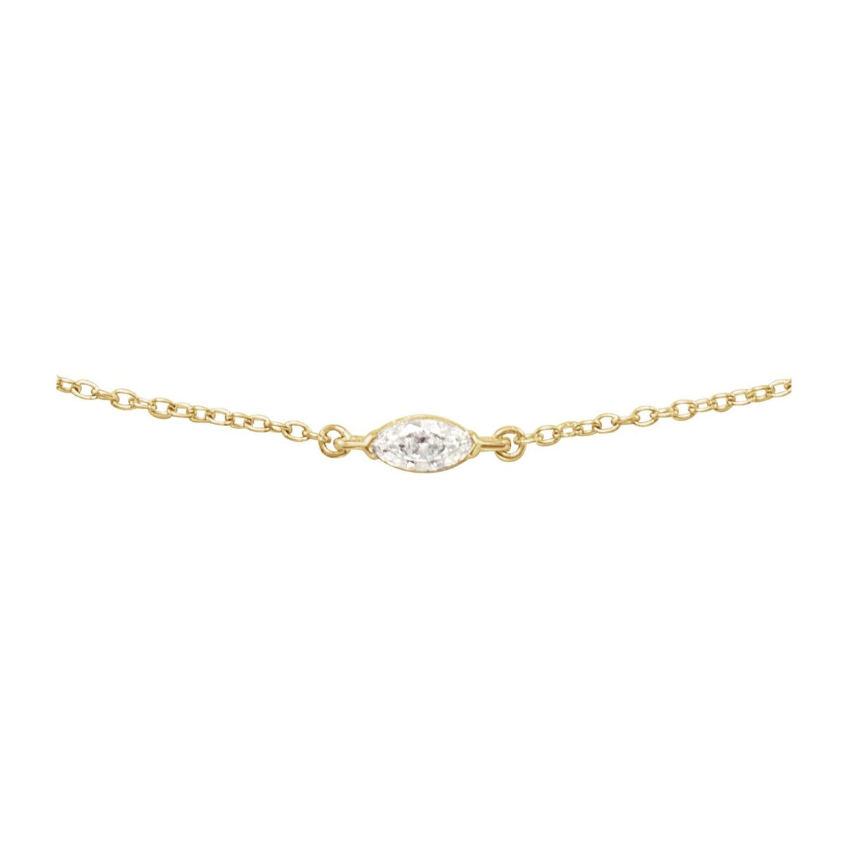 Lab-Grown Diamond Necklace · 9.25 ct — 14K Yellow Gold view 2